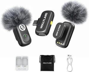 Lark A1(2TX + USB-C RX), Wireless Microphone for iPhone & Android Lark A1(2TX + USB-C RX), Wireless Microphone for iPhone & Android