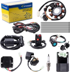 Complete Electrics Stator Coil CDI Wiring Harness with Full Copper Wire for 4-Stroke ATV Quad 150cc-300cc Complete Electrics Stator Coil CDI Wiring Harness with Full Copper Wire for 4-Stroke ATV Quad 150cc-300cc