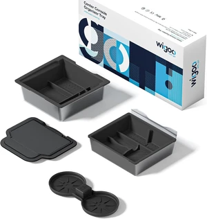 for 2026 Tesla Model Y/3/YL Accessories Console Organizer 4PCS Black for 2026 Tesla Model Y/3/YL Accessories Console Organizer 4PCS Black