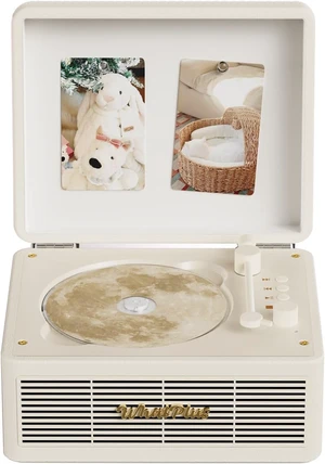 CD Player with Bluetooth Speakers, App Control, Magnetic Display CD Player with Bluetooth Speakers, App Control, Magnetic Display