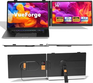 Laptop Screen Extender, 14" FHD 1080P Dual Screen Monitor for Laptop Ultra-Light Portable Monitor with USB-C/HDMI, Plug & Play for Windows/Mac/Chrome/Android Laptop Screen Extender, 14" FHD 1080P Dual Screen Monitor for Laptop Ultra-Light Portable Monitor with USB-C/HDMI, Plug & Play for Windows/Mac/Chrome/Android