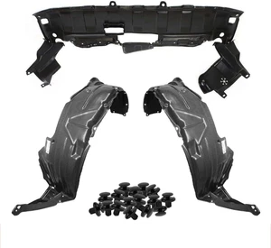 Fender Liner & Lower Engine Under Cover Set w/Clips For 2005-2006 CR-V Front Driver & Passenger Side Left Right HO1228131 HO1248116 HO1249116 74111S9A010 74150S9A000 74100S9A000 Fender Liner & Lower Engine Under Cover Set w/Clips For 2005-2006 CR-V Front Driver & Passenger Side Left Right HO1228131 HO1248116 HO1249116 74111S9A010 74150S9A000 74100S9A000