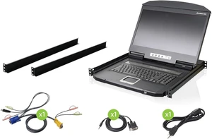 IOGEAR 18.5" Widescreen Short Depth LCD Console with Audio (TAA Compliant) GCL1900W IOGEAR 18.5" Widescreen Short Depth LCD Console with Audio (TAA Compliant) GCL1900W
