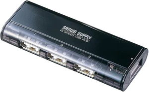 Sanwa Supply USB 2.0 Hub USB-HUB225GBKN Black Sanwa Supply USB 2.0 Hub USB-HUB225GBKN Black