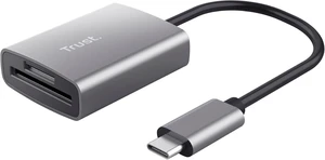 Trust Dalyx Fast USB Cardreader, Fast USB 3.2 Gen 1 with USB-C Connector, 104 MB/s with Compatible UHS-I Cards, (Micro) SD, SDHC and SDXC up to 2 TB, MacBook, PC, Laptop, Chromebook Trust Dalyx Fast USB Cardreader, Fast USB 3.2 Gen 1 with USB-C Connector, 104 MB/s with Compatible UHS-I Cards, (Micro) SD, SDHC and SDXC up to 2 TB, MacBook, PC, Laptop, Chromebook