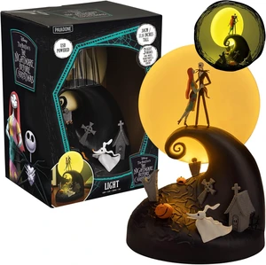 Paladone Nightmare Before Christmas Diorama Light 30cm (11.8") LED Spiral Hill Lamp with Jack & Sally Figurines, USB Powered with Warm & Cool Light Modes, Home Décor for Fans Paladone Nightmare Before Christmas Diorama Light 30cm (11.8") LED Spiral Hill Lamp with Jack & Sally Figurines, USB Powered with Warm & Cool Light Modes, Home Décor for Fans