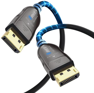OREI 8K DisplayPort 2.0 AOC Cable 50ft 54Gbps, 8K@120Hz, 4K@240Hz, VRR OREI 8K DisplayPort 2.0 AOC Cable 50ft 54Gbps, 8K@120Hz, 4K@240Hz, VRR