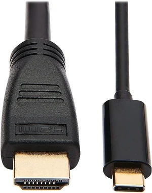 Tripp Lite USB C to HDMI Cable Adapter (M/Thunderbolt 3 HDMI Cable Adapter, Gen 1, Converter in Middle of Cable, 4K HDMI @ 60 Hz, 4: Black, 6 ft. (U444-006-H4K6BM) Tripp Lite USB C to HDMI Cable Adapter (M/Thunderbolt 3 HDMI Cable Adapter, Gen 1, Converter in Middle of Cable, 4K HDMI @ 60 Hz, 4: Black, 6 ft. (U444-006-H4K6BM)