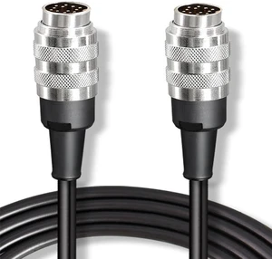 J09 Series Aviation Connector Plug, M16 2/3/4/5/6/7/8/12/14 Pin, with 2M Cable, IP67 Waterproof (12 Pin Male to Male) J09 Series Aviation Connector Plug, M16 2/3/4/5/6/7/8/12/14 Pin, with 2M Cable, IP67 Waterproof (12 Pin Male to Male)