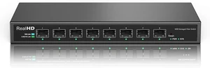 8 Port 10Gb SFP+ Web Managed Fiber Switch 8 Port 10Gb SFP+ Web Managed Fiber Switch