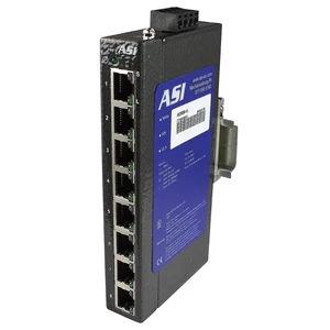 ASI 8 Port Unmanaged Industrial Ethernet Switch, IP30, UL508 Listed ASI 8 Port Unmanaged Industrial Ethernet Switch, IP30, UL508 Listed