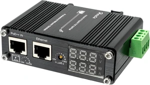 Industrial Gigabit Smart PoE++ Splitter 10/100/1000Mbps IEEE802.3af/at/bt with LED Display and Adjustable Output Voltage 5~36VDC 70W for Non-PoE Devices (Smart PoE Splitter 95W) Industrial Gigabit Smart PoE++ Splitter 10/100/1000Mbps IEEE802.3af/at/bt with LED Display and Adjustable Output Voltage 5~36VDC 70W for Non-PoE Devices (Smart PoE Splitter 95W)