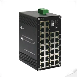 28 Port Gigabit Industrial Ethernet Switch, 28 x 10/100/1000Mbps RJ45 28 Port Gigabit Industrial Ethernet Switch, 28 x 10/100/1000Mbps RJ45