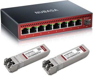 8-Port 2.5G Switch with 2-Pack 10G SR SFP+ Multimode Transceivers 8-Port 2.5G Switch with 2-Pack 10G SR SFP+ Multimode Transceivers