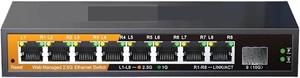 2.5Gb Managed Switch,KP-9000-9XHML-X with 8-Port 2.5Gb Ethernet 1-Port 10G SFP+ 2.5Gb Managed Switch,KP-9000-9XHML-X with 8-Port 2.5Gb Ethernet 1-Port 10G SFP+