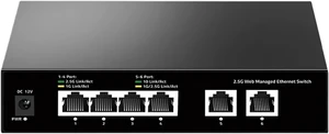 2.5G Web Managed Switch,ZX310S-4T2XT 4 Port 2500Mbps and 2 Port 10G 2.5G Web Managed Switch,ZX310S-4T2XT 4 Port 2500Mbps and 2 Port 10G