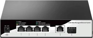 1Pcs 2.5Gb Switch 4 Port 2.5G Managed Network Switch with 1 10G RJ45 and 1 10GbE SFP+ Slot Home Lab Setup Ethernet Switch(UK Adapter) 1Pcs 2.5Gb Switch 4 Port 2.5G Managed Network Switch with 1 10G RJ45 and 1 10GbE SFP+ Slot Home Lab Setup Ethernet Switch(UK Adapter)