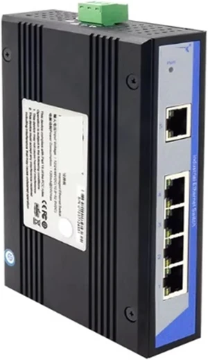 UT-6405 Industrial-Grade Switch: 5-Port Ethernet, All 100 Mbps, All-Electrical Ports, DIN-Rail Mountable Switch Industrial Ethernet Switches UT-6405 Industrial-Grade Switch: 5-Port Ethernet, All 100 Mbps, All-Electrical Ports, DIN-Rail Mountable Switch Industrial Ethernet Switches