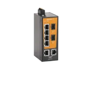 2908160000, Unmanaged Ethernet Switches IE-SW-BLB-08-6TX-2FESFP Network Switch, unmanaged, Fast Ethernet, Number of Ports: 6X RJ45, 2X 100BaseSFP Slot, IP30, -40 C...75 C 2908160000, Unmanaged Ethernet Switches IE-SW-BLB-08-6TX-2FESFP Network Switch, unmanaged, Fast Ethernet, Number of Ports: 6X RJ45, 2X 100BaseSFP Slot, IP30, -40 C...75 C