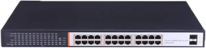 Business Ethernet switches 24 Port 10/100/1000M Unmanaged PoE Switch with 2 Gigabit SFP Port IEEE802.3af/at Business Ethernet switches 24 Port 10/100/1000M Unmanaged PoE Switch with 2 Gigabit SFP Port IEEE802.3af/at