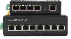 5 Port 8 Port Industrial Ethernet Switch 100M 1000Mbps Unmanaged DIN Rail Mount 1-Piece Pack for Factory Automation Control Panel(1000M 8 Ports) 5 Port 8 Port Industrial Ethernet Switch 100M 1000Mbps Unmanaged DIN Rail Mount 1-Piece Pack for Factory Automation Control Panel(1000M 8 Ports)