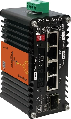 4X1000M RJ45 IEEE802.3at 30W + 1XSFP AI Smart Managed PoE+ Switch 4X1000M RJ45 IEEE802.3at 30W + 1XSFP AI Smart Managed PoE+ Switch