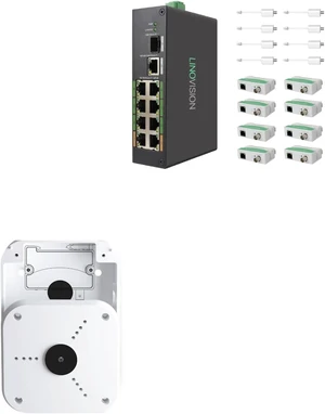 EOC Switch with 8pcs EOC Transmitters, Coming with one Outdoor Universal Mount Box EOC Switch with 8pcs EOC Transmitters, Coming with one Outdoor Universal Mount Box