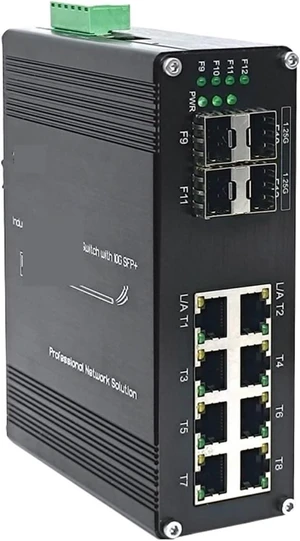 Industrial-Grade Layer 2 Managed 4-Fiber 8-Electric Ethernet PoE Switch Industrial Ethernet Switches(4 Optical 8 Electrical) Industrial-Grade Layer 2 Managed 4-Fiber 8-Electric Ethernet PoE Switch Industrial Ethernet Switches(4 Optical 8 Electrical)