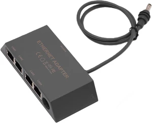Jeffergarden 4 Port Gigabit Network Switch, 0.5m Cable Plug and Play Jeffergarden 4 Port Gigabit Network Switch, 0.5m Cable Plug and Play