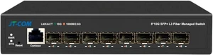 8-gigabit SFP+ Ports L3 Managed Network Switch Support DHCP and Dynamic Routing VLAN Division and Port Aggregation(JT-S508CL-12S) 8-gigabit SFP+ Ports L3 Managed Network Switch Support DHCP and Dynamic Routing VLAN Division and Port Aggregation(JT-S508CL-12S)
