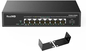Network PoE Switch, 19 Port Hybrid, 200W, Model SL-S0181P Network PoE Switch, 19 Port Hybrid, 200W, Model SL-S0181P