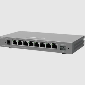 RG-EG209GS 9-Port Wired Business Switch 600Mbps Throughput, 1 x SFP WAN/LAN, 3 x GbE WAN/LAN, 5 x GbE LAN, Intelligent Load Balancing, Application-Based Bandwidth Management RG-EG209GS 9-Port Wired Business Switch 600Mbps Throughput, 1 x SFP WAN/LAN, 3 x GbE WAN/LAN, 5 x GbE LAN, Intelligent Load Balancing, Application-Based Bandwidth Management
