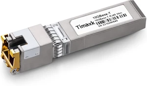 Timaxk 10G SFP+ to RJ45 Transceiver, 10GBase-T Copper Ethernet Module, 30m Over Cat6a/Cat7, Compatible with Cisco SFP-10G-T-S, Ubiquiti UACC-CM-RJ45-MG, MikroTik S+RJ10, Netgear, QNAP, 1 Pack Timaxk 10G SFP+ to RJ45 Transceiver, 10GBase-T Copper Ethernet Module, 30m Over Cat6a/Cat7, Compatible with Cisco SFP-10G-T-S, Ubiquiti UACC-CM-RJ45-MG, MikroTik S+RJ10, Netgear, QNAP, 1 Pack