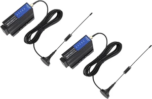 Wireless RF Transceiver Module, Long Range RS232 RS485 RS422 Data Transmission Radio 410MHz to 525MHz DC12 to 36V Aluminum Alloy 2 Pack for Industrial Control Wireless RF Transceiver Module, Long Range RS232 RS485 RS422 Data Transmission Radio 410MHz to 525MHz DC12 to 36V Aluminum Alloy 2 Pack for Industrial Control