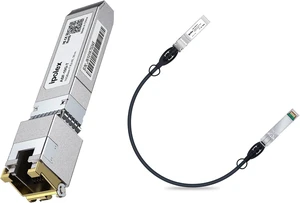 ipolex 1.25/2.5/5/10G SFP+ to RJ45 Transceiver and 10G DAC 0.5m Black ipolex 1.25/2.5/5/10G SFP+ to RJ45 Transceiver and 10G DAC 0.5m Black
