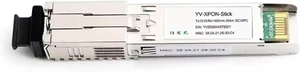 1pcs XPON ONU dial-up end Point 1.25G/2.5G T1310/R1490nm 20km SC SFP Built-in, Suitable for FTTH(1.25G 2.5G SC UPC R) 1pcs XPON ONU dial-up end Point 1.25G/2.5G T1310/R1490nm 20km SC SFP Built-in, Suitable for FTTH(1.25G 2.5G SC UPC R)