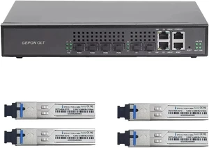 SFP Module EPON OLT 4PON Ports FTTH CATV GEPON Fiber Optic 1.25G PX20++++ Onu 9DB SFP Module(4EPON 4PCS 9DB Ver.1) SFP Module EPON OLT 4PON Ports FTTH CATV GEPON Fiber Optic 1.25G PX20++++ Onu 9DB SFP Module(4EPON 4PCS 9DB Ver.1)