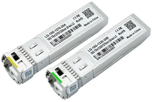 10G LC SFP+ Module 1270/1330nm Single Mode 20KM Fiber Optic Module Compatible with Switch 10G LC SFP+ Module 1270/1330nm Single Mode 20KM Fiber Optic Module Compatible with Switch