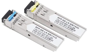 5 Pairs 1.25G Gigabit SFP Fiber Optic Module Single Mode Single Fiber LC 1310/1550nm A+B End for Ethernet Switch(1310nm 60KM) 5 Pairs 1.25G Gigabit SFP Fiber Optic Module Single Mode Single Fiber LC 1310/1550nm A+B End for Ethernet Switch(1310nm 60KM)