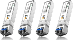 4Pack 10G SFP+ Transceiver, 10G LR LC Single-Mode SMF Optical Module 10km 4Pack 10G SFP+ Transceiver, 10G LR LC Single-Mode SMF Optical Module 10km