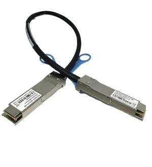40G QSFP+ DAC Cable - 40GBASE-CR4 Passive Direct Attach Copper Twinax for QSFP-H40G-CU1M, 1-Meter(3.3ft)(Length 0.5M) 40G QSFP+ DAC Cable - 40GBASE-CR4 Passive Direct Attach Copper Twinax for QSFP-H40G-CU1M, 1-Meter(3.3ft)(Length 0.5M)