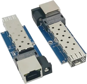 SFP Module Sfp Media Converter Gigabit Mini10/100/1000Mbps Fiber Ethernet Switch 1SFP1E 1F1E(1pair only PCBA)