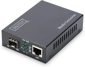 Digitus 10 Gigabit Ethernet Media Converter, SFP Supports 1G, 2.5G, 5G and 10G, Open Slot Digitus 10 Gigabit Ethernet Media Converter, SFP Supports 1G, 2.5G, 5G and 10G, Open Slot