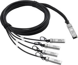 40G QSFP+ to 4SFP+ Ethernet QSFP+ Breakout Cable 3-Meter Passive Compatible with QFX-QSFP-DACBO-3M 40G QSFP+ to 4SFP+ Ethernet QSFP+ Breakout Cable 3-Meter Passive Compatible with QFX-QSFP-DACBO-3M