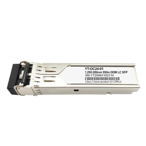 Compatible 1000BASE-SX SFP 850nm 550m DOM Duplex LC/UPC MMF Optical Transceiver Module sfp 850nm 1.25g sfp Module(5Pcs 500M) Compatible 1000BASE-SX SFP 850nm 550m DOM Duplex LC/UPC MMF Optical Transceiver Module sfp 850nm 1.25g sfp Module(5Pcs 500M)