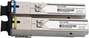 1.25G SFP Transceiver 20KM 1000Base-BIDI SingleMode Simplex SC Fiber Module for with WDM Function(1piece) 1.25G SFP Transceiver 20KM 1000Base-BIDI SingleMode Simplex SC Fiber Module for with WDM Function(1piece)