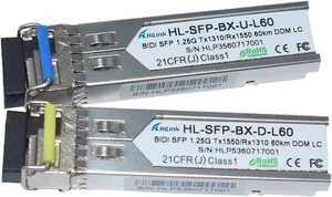 1.25G WDM 1000BASE T1310nm/R1550nm 60KM BIDI SFP LC/SC SFP Transceiver (Color : 2 Pairs SC) 1.25G WDM 1000BASE T1310nm/R1550nm 60KM BIDI SFP LC/SC SFP Transceiver (Color : 2 Pairs SC)