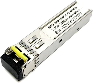 COMMFRONT 1000BASE Single-Mode SFP 1550nm / 37 Miles / 60km Transceiver Module, 2X LC Connectors COMMFRONT 1000BASE Single-Mode SFP 1550nm / 37 Miles / 60km Transceiver Module, 2X LC Connectors