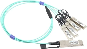 1PCS 100G Active Optical Cable QSFP28 to 4 SFP28 high-Speed Stacking Optical Fiber Cable 100G to 4x25G(5 Meters) 1PCS 100G Active Optical Cable QSFP28 to 4 SFP28 high-Speed Stacking Optical Fiber Cable 100G to 4x25G(5 Meters)