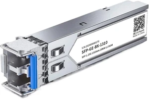1.25G LC SFP Single-Mode Duplex Optic Module LC Gigabit SFP Fiber Transceiver Module 1000 Base BX 1310nm up to 20km DDM(1pcs) 1.25G LC SFP Single-Mode Duplex Optic Module LC Gigabit SFP Fiber Transceiver Module 1000 Base BX 1310nm up to 20km DDM(1pcs)